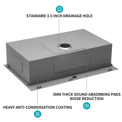 Topmount Brushed Stainless Steel Kitchen Sink