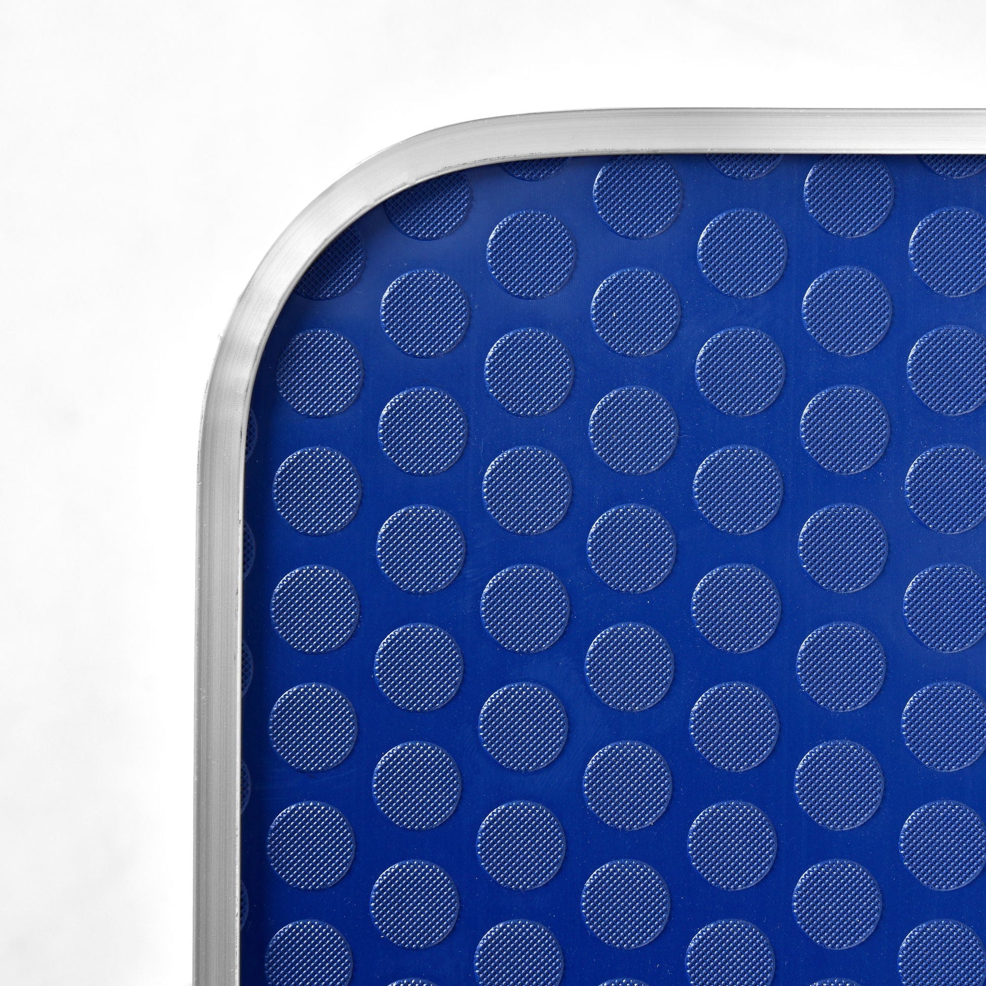 Grooming table blue top with textured circular non-slip surface and metal edge for pets on Tampa Home & Garden Store