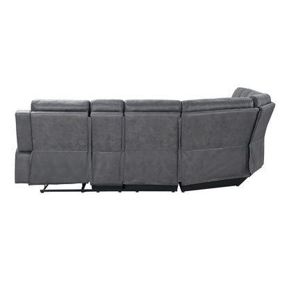 Eco Sectional Sofa in Greige for Modern Living