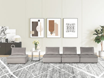 Modern Anna Tufted Modular Sofa And The Comfort
