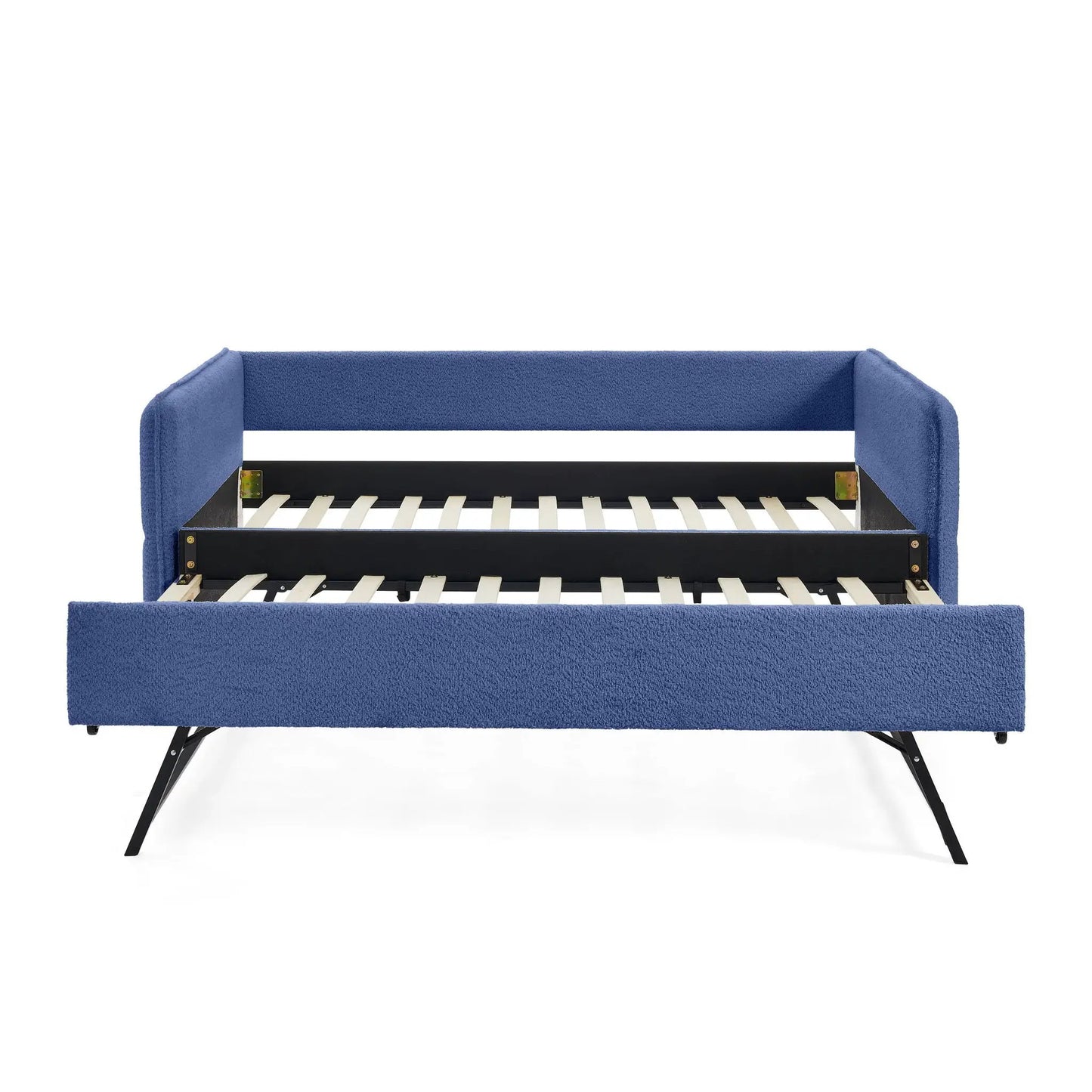 Upholstered Daybed With Pop Up Trundle For Guests