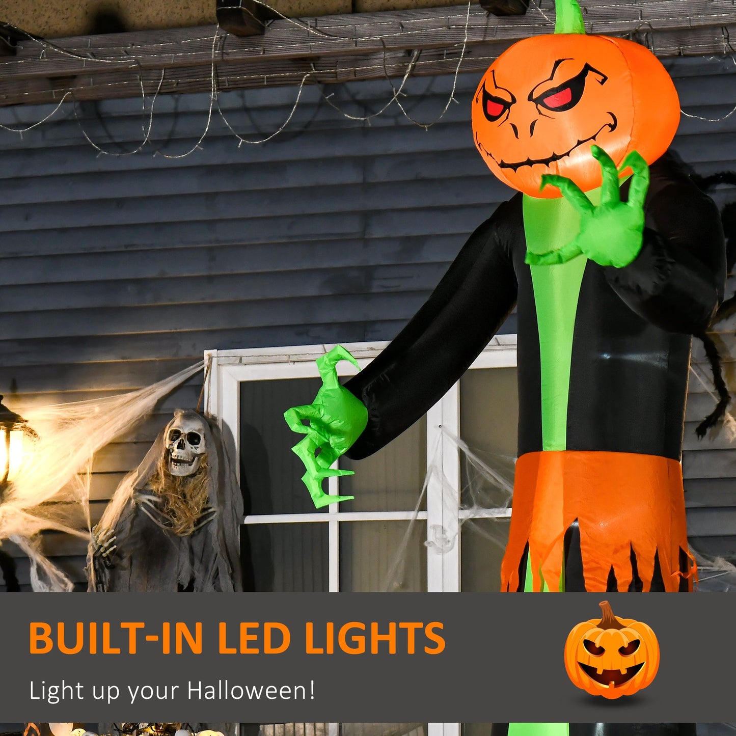 Halloween And Outdoor Pumpkin Head Decoration