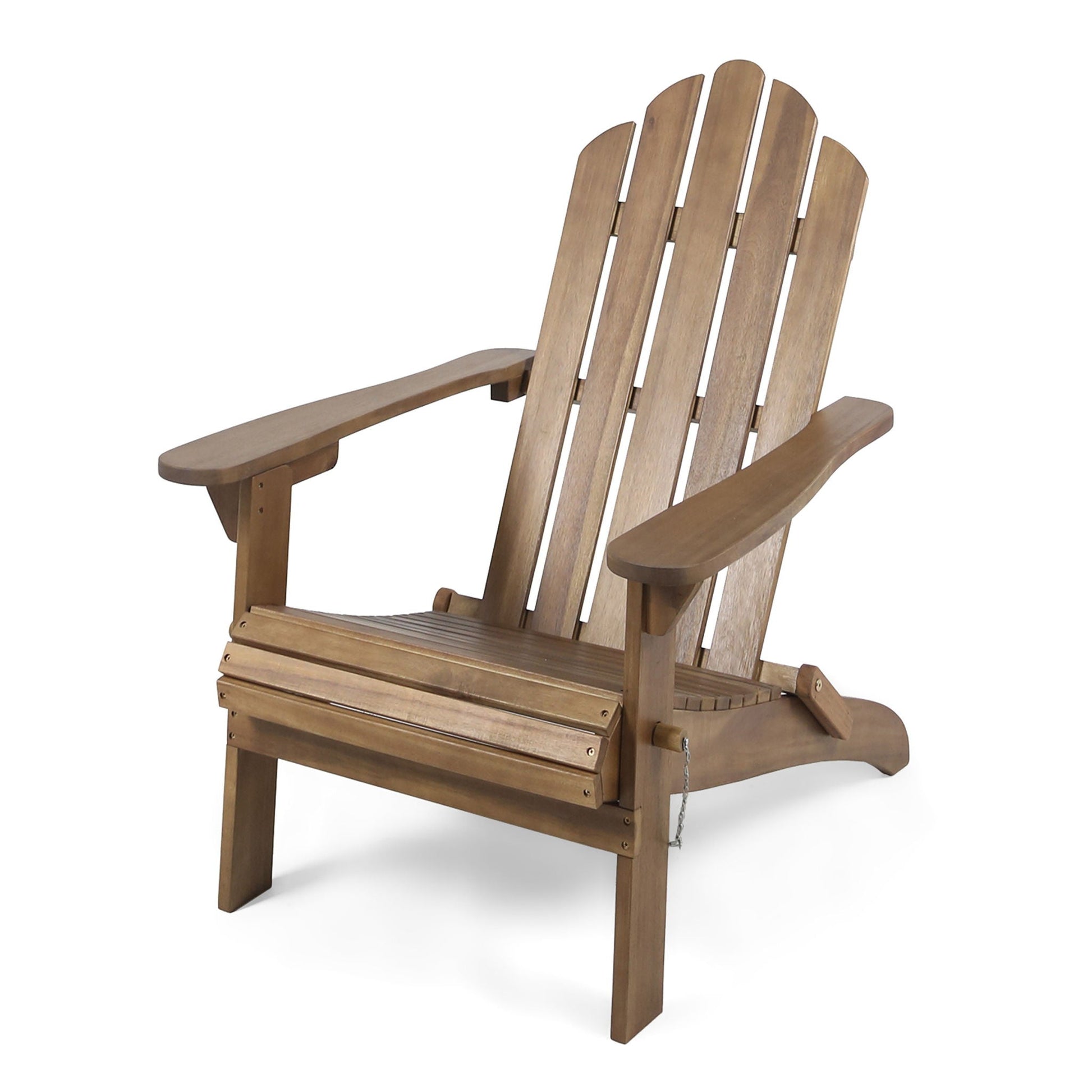 Aurascape outdoor acacia wood foldable Adirondack chair by HouseOfZazla on Tampa Home & Garden Store
