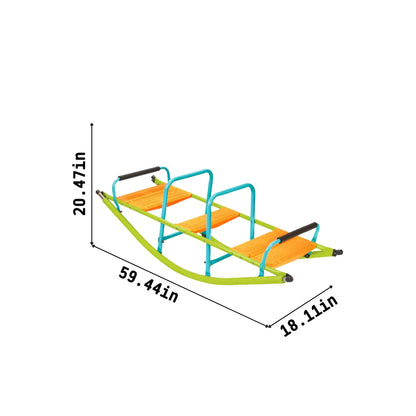 Kids Outdoor Seesaw and Plastic Rocker Board