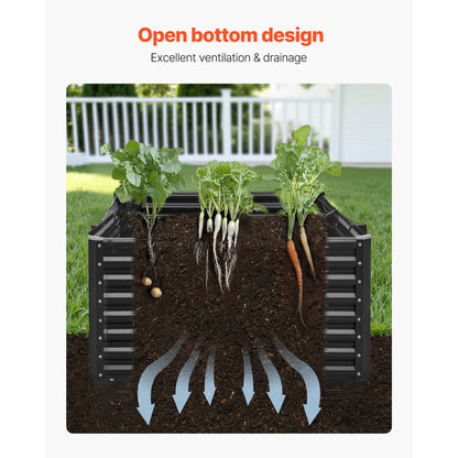Metal Raised Garden Bed and Outdoor Planter