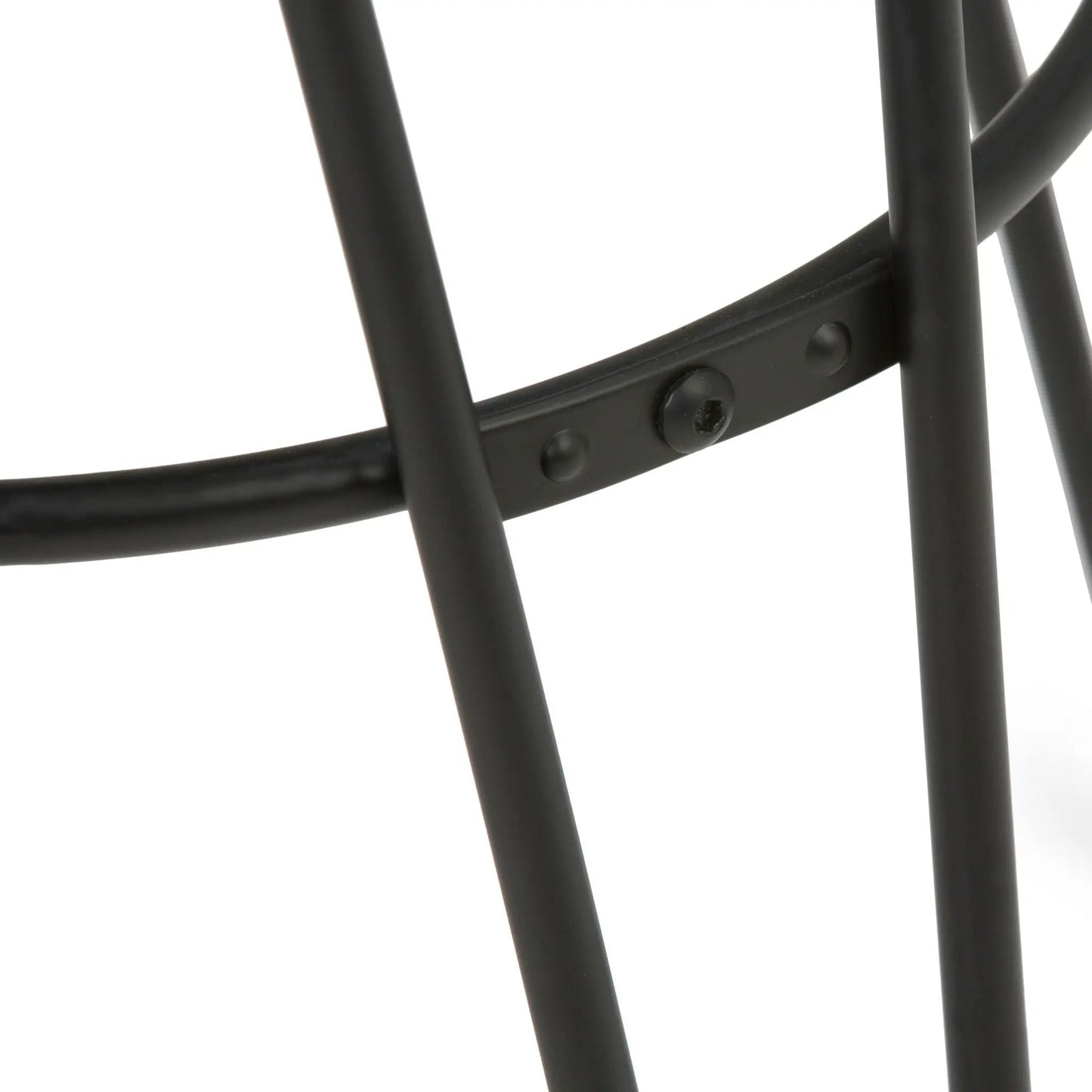 Simeon Multifunctional Metal Stool with Wood Seat