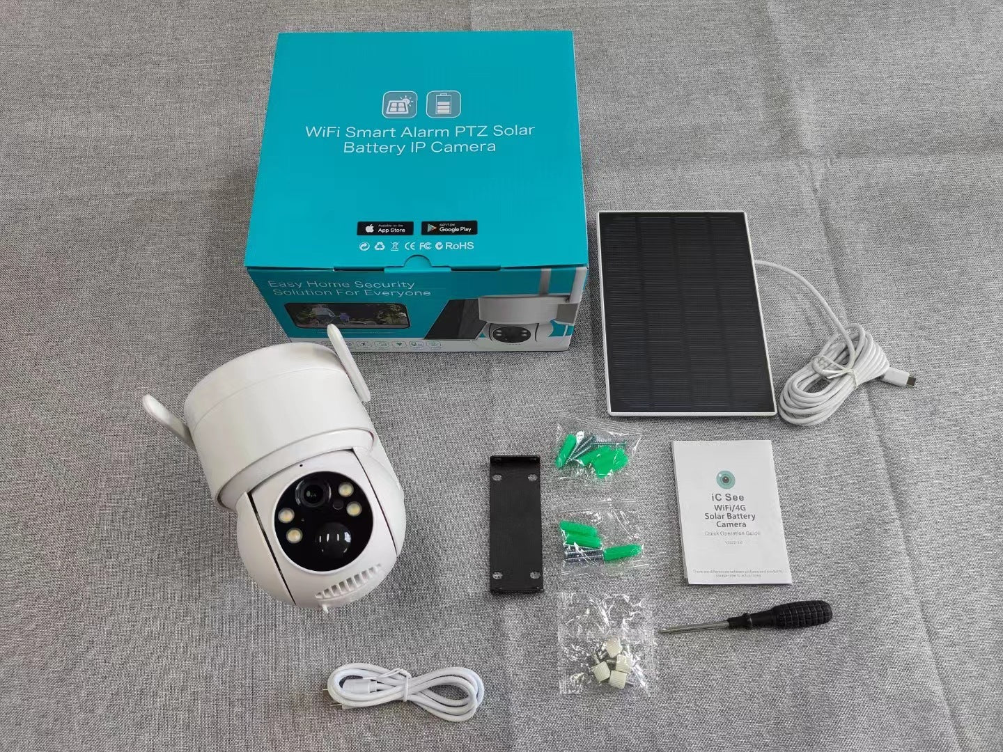 Motion Detection Audio Video Surveillance Camera Sell My Stuff solar panel and accessories on Tampa Home & Garden Store