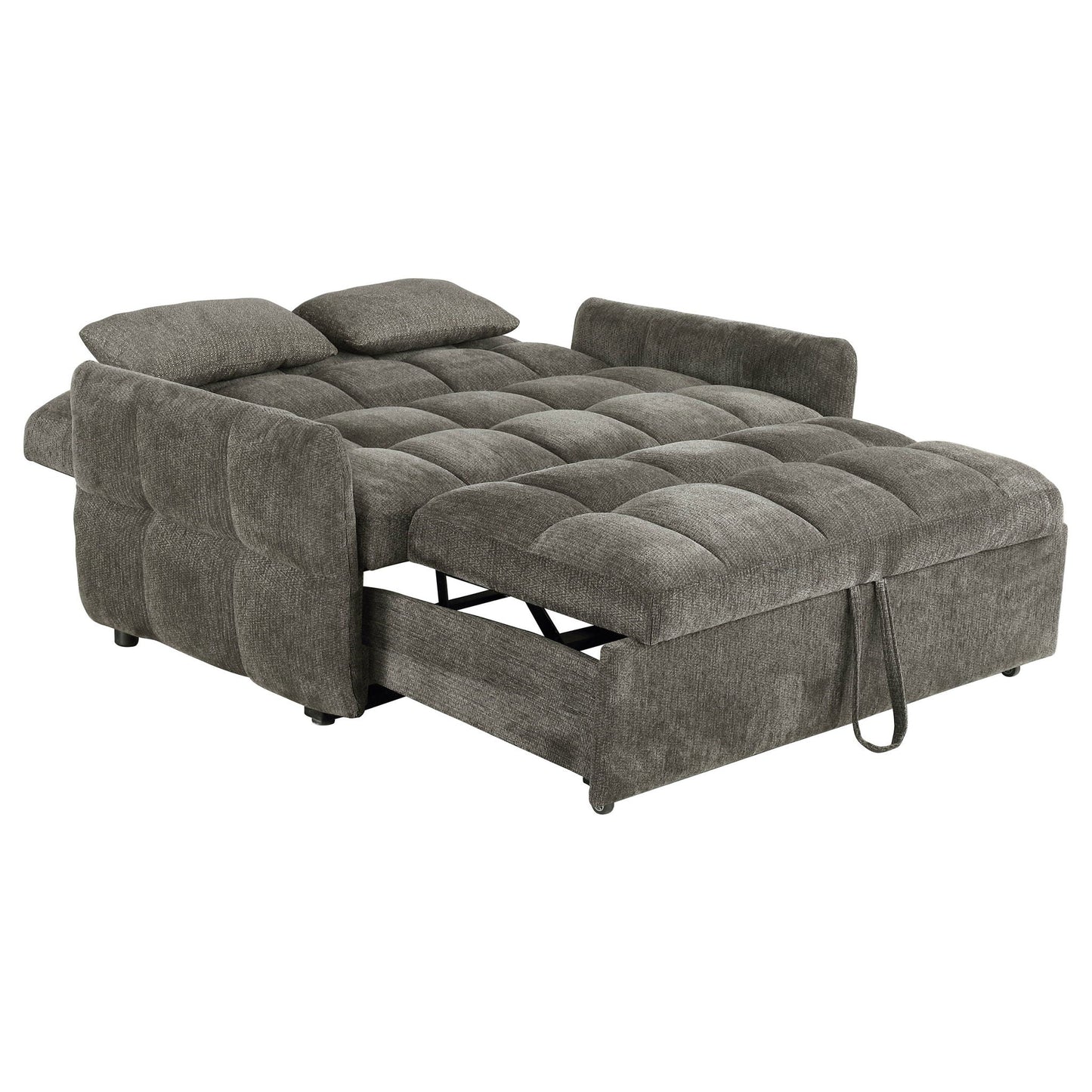 Alvara Tufted Pull Out Sofa With Memory Foam