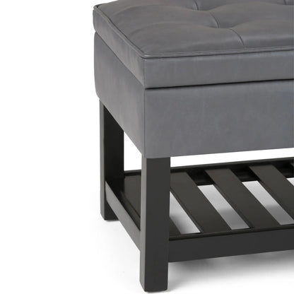 Cosmopolitan Storage Ottoman Bench Open Bottom