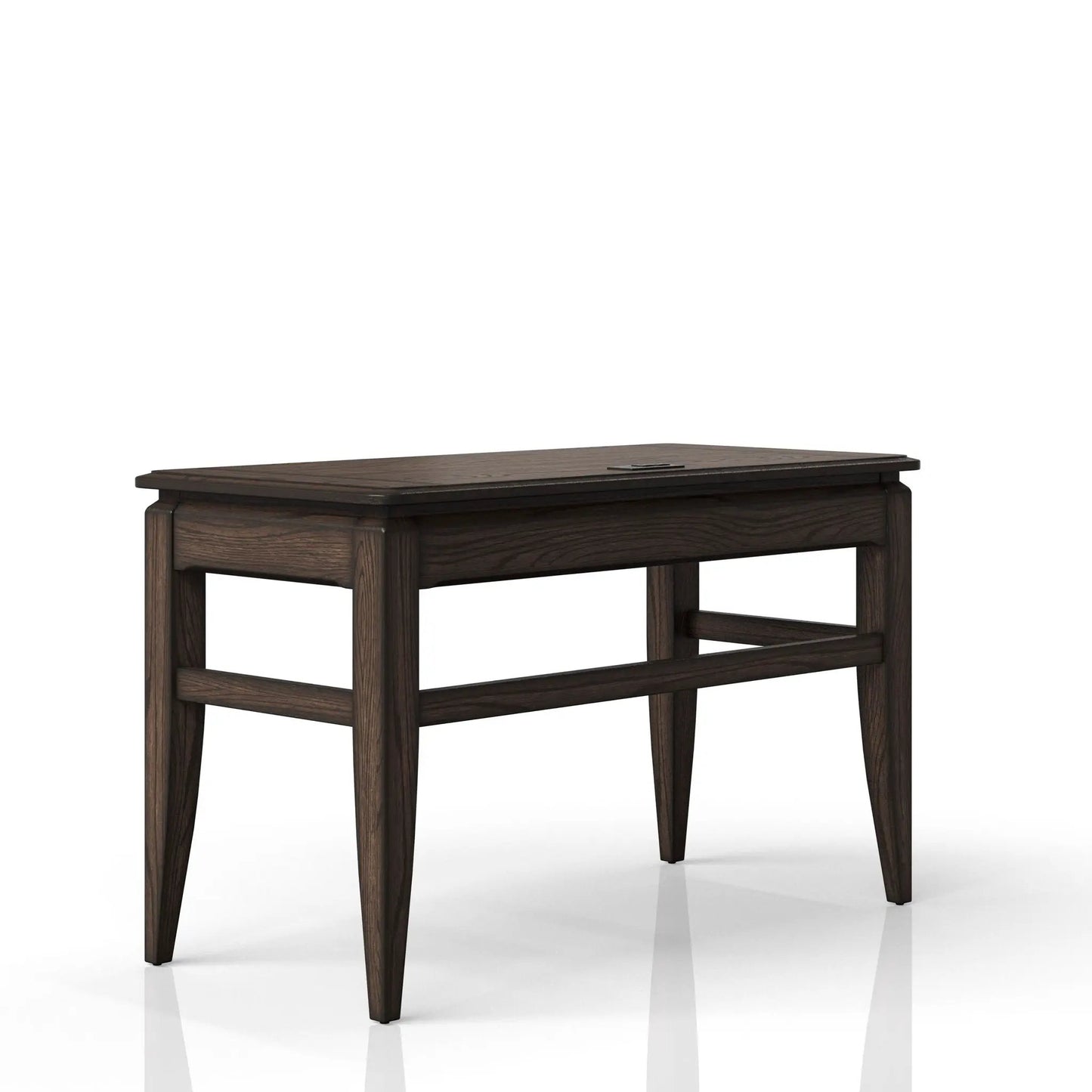 Writing Desk Chocolate finish by Unique Piece Furniture in dark wood with classic profile on Tampa Home & Garden Store