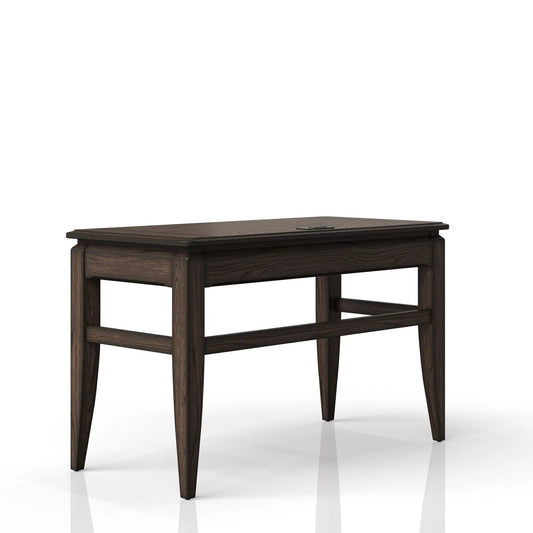 Writing Desk Chocolate finish by Unique Piece Furniture in dark wood with classic profile on Tampa Home & Garden Store