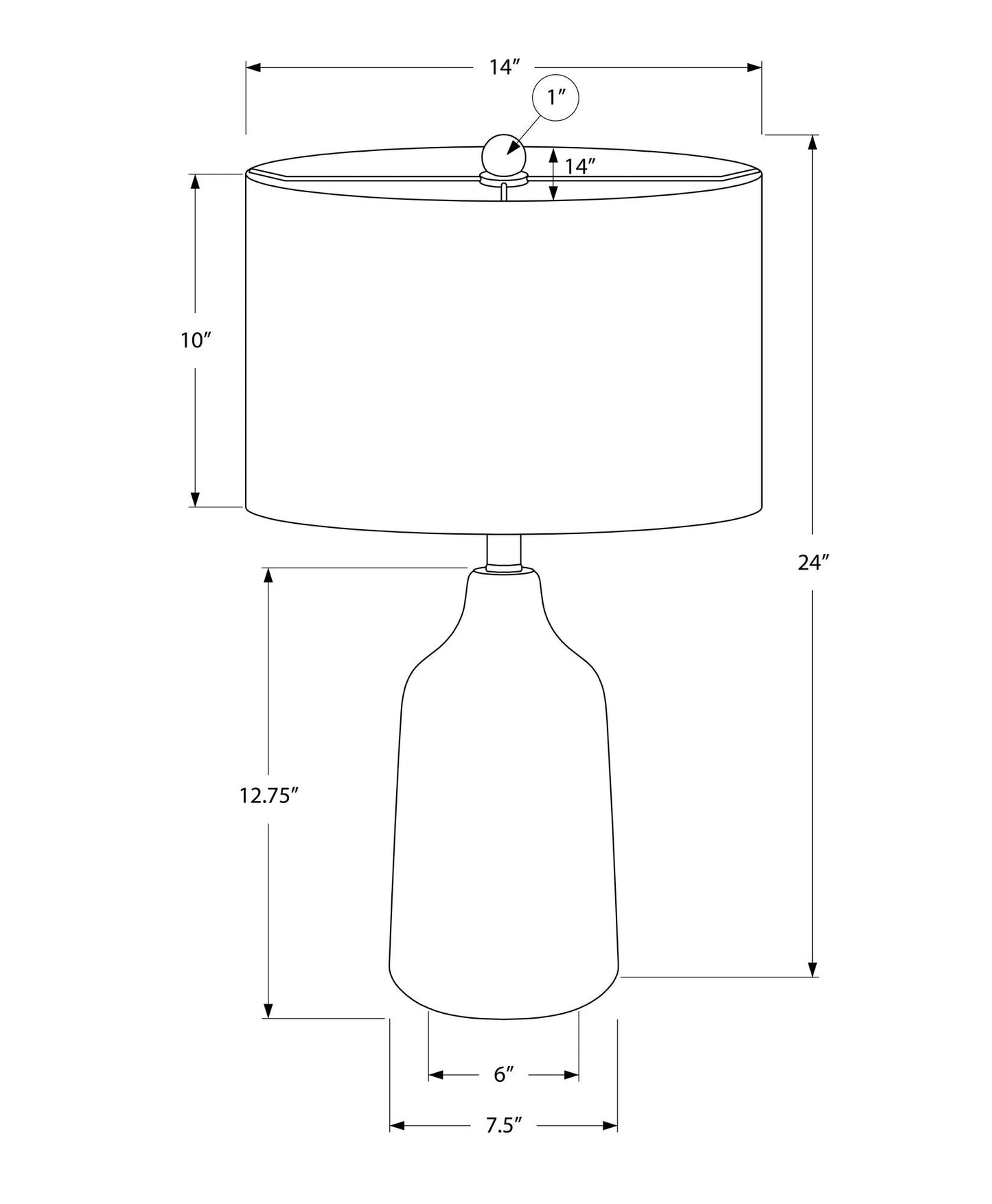 Table Lamp Concrete Contemporary by HouseOfZazla; concrete pedestal with fabric shade on Tampa Home & Garden Store