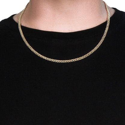 10k yellow gold Miami Cuban chain necklace 4.50 mm solid link, Bids.com brand on Tampa Home & Garden Store