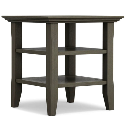 Acadian Handcrafted End Table Solid Wood