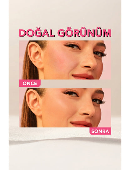 Flormar K-Spirit Cover Up Cushion Foundation natural finish by Beauty Care Bag, before/after collage on Tampa Home & Garden Store