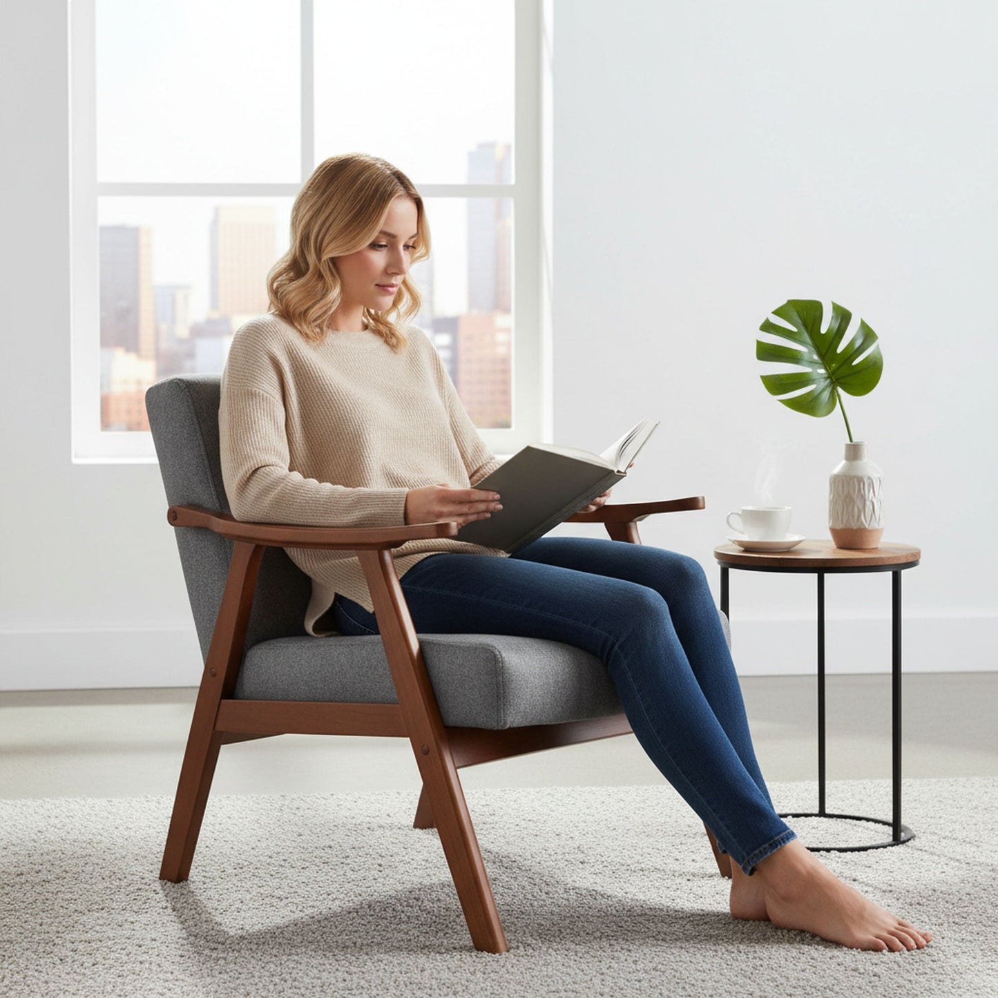 Accent Chair Mid Century Modern for Extra Seating