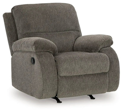 Scranto Rocker Recliner brown textured fabric with side power control by Unique Piece Furniture on Tampa Home & Garden Store