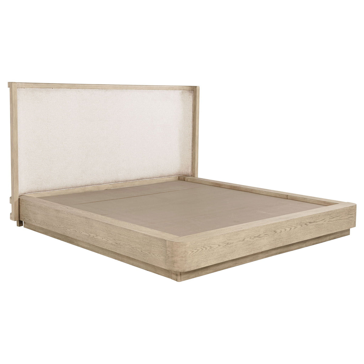 Kimpton Sleek Upholstered Wingback Platform Bed