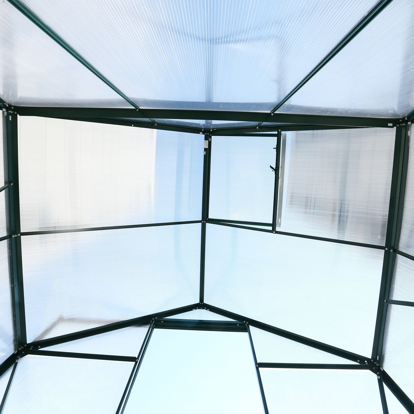 Heavy Duty Polycarbonate Greenhouse Kit and Door