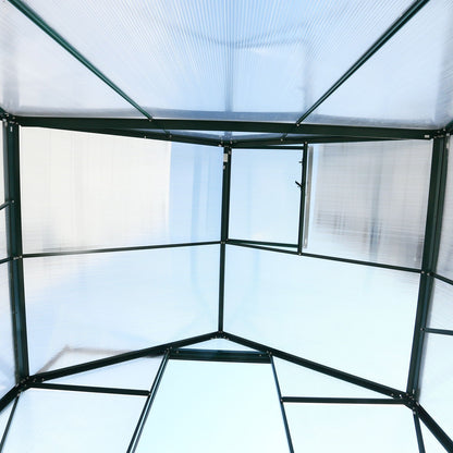 Heavy Duty Polycarbonate Greenhouse Kit and Door