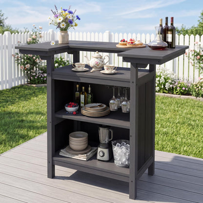 Modern Outdoor Bar and Patio Kitchen Island