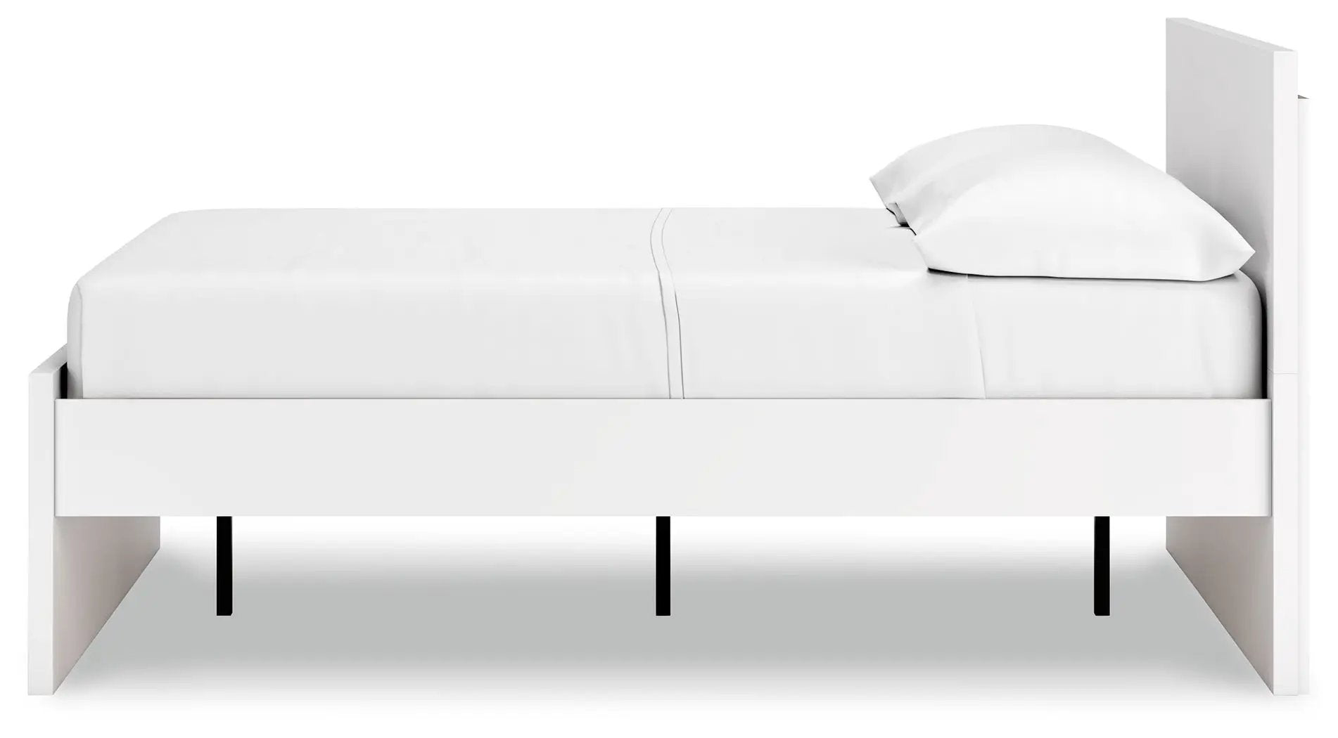 Onita panel platform bed in white with underbed storage by Unique Piece Furniture on Tampa Home & Garden Store