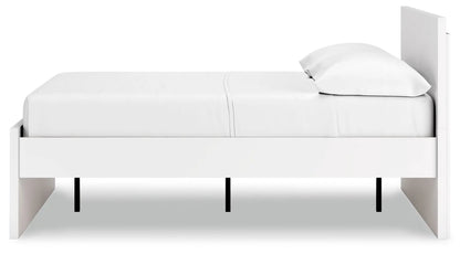 Onita panel platform bed in white with underbed storage by Unique Piece Furniture on Tampa Home & Garden Store