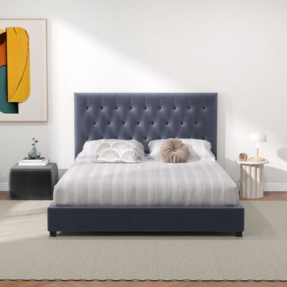 Mid Century Modern and Upholstered Platform Bed
