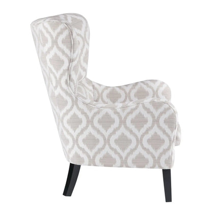Arianna Swoop Wing Chair with Classic Wing Back