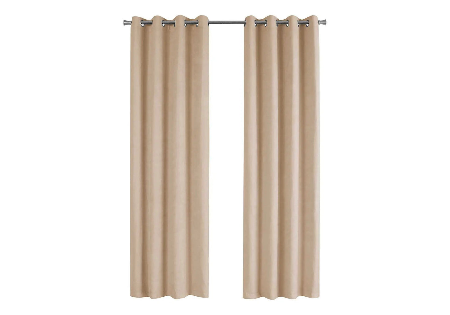 2 Piece Curtain Panel Set Room Darkening Grommet