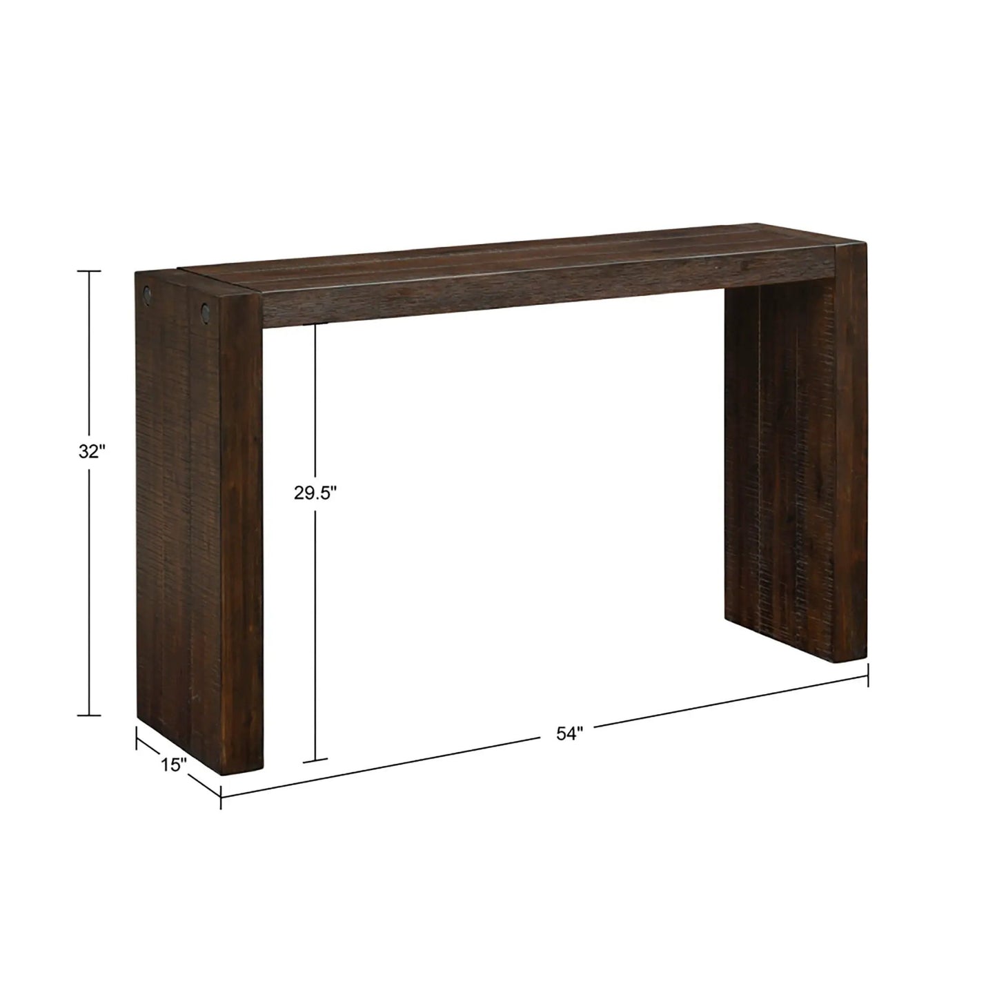 Modern Design Console Table In Tobago Smoke