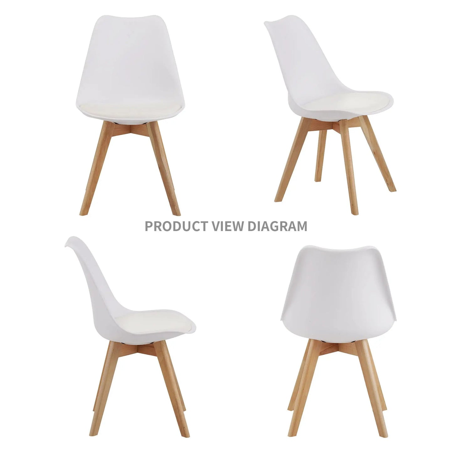 Medieval Dining Chairs Set of Four for Home Use