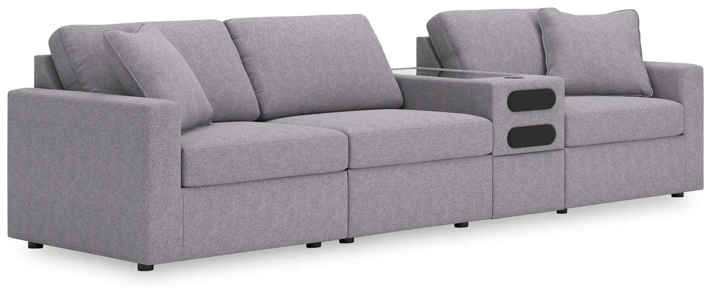 Modmax Sectional in Granite Performance Fabric