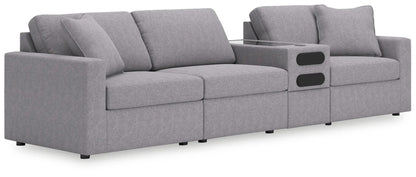 Modmax Sectional in Granite Performance Fabric