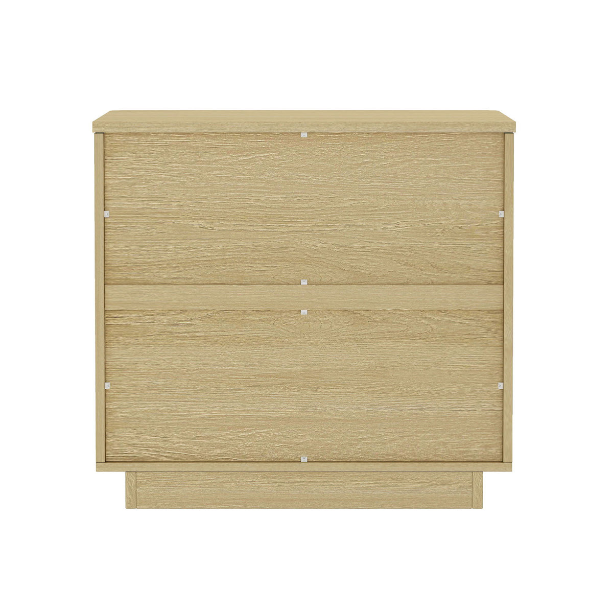 Oak nightstand with 3 drawers in light oak finish, modern Payton design by HouseOfZazla on Tampa Home & Garden Store