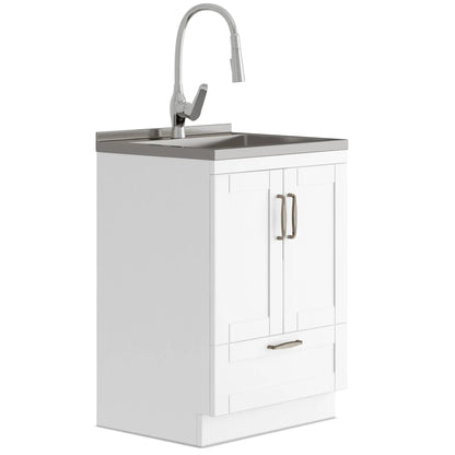 Reed Deluxe Laundry Cabinet with Pull-Out Faucet