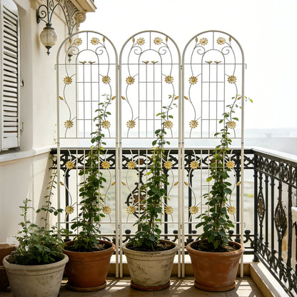 Metal Garden Trellis for Climbing Plants Outdoor