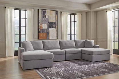 Modmax Sectional in Granite Performance Fabric