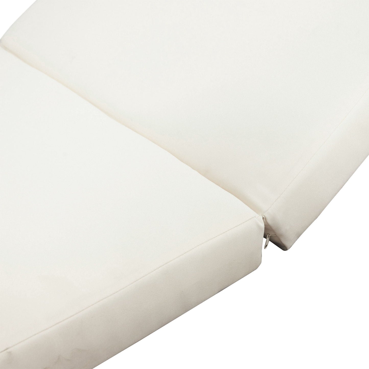 Cream lounge chaise cushion close-up for HouseOfZazla sunlounger set on Tampa Home & Garden Store