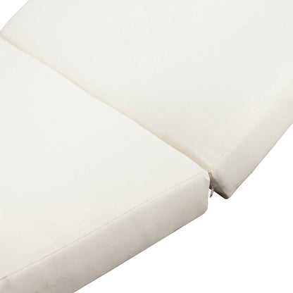 Cream lounge chaise cushion close-up for HouseOfZazla sunlounger set on Tampa Home & Garden Store