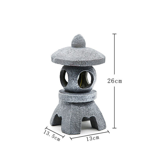 Solar-Powered Zen Garden Decor: Pagoda Lanterns & Statues - Tampa Home & Garden Store