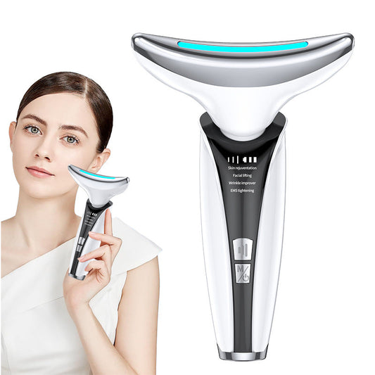 Hot Sell Skin Rejuvenation Tightening Anti-aging Face Neck Lifting Massager Led Photon Therapy Face And Neck Lifting Device - Tampa Home & Garden Store