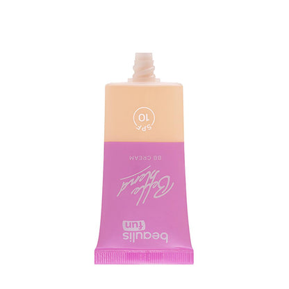 Beaulis BB Cream Foundation tube in peach-pink gradient with SPF 10, lightweight natural finish on Tampa Home & Garden Store