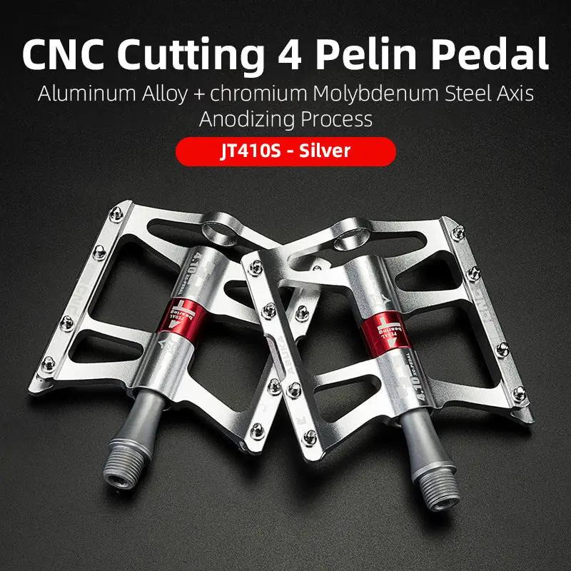 Wide Aluminum Mountain Bike Pedals Quick Release