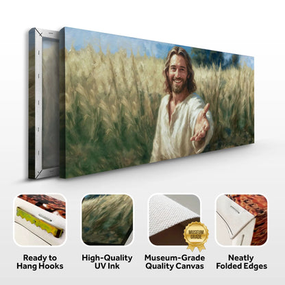 Savior's Invitation Faith Wall Art III Canvas