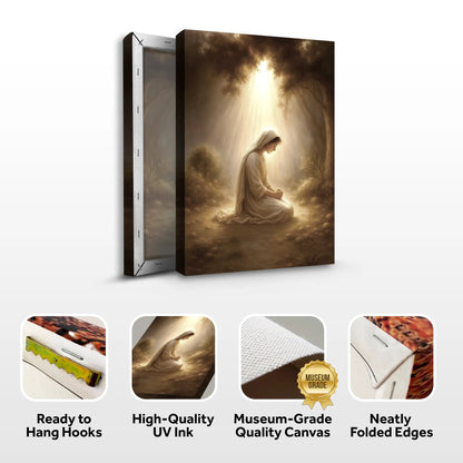 Mary Praying Faith Wall Art II Canvas Decor