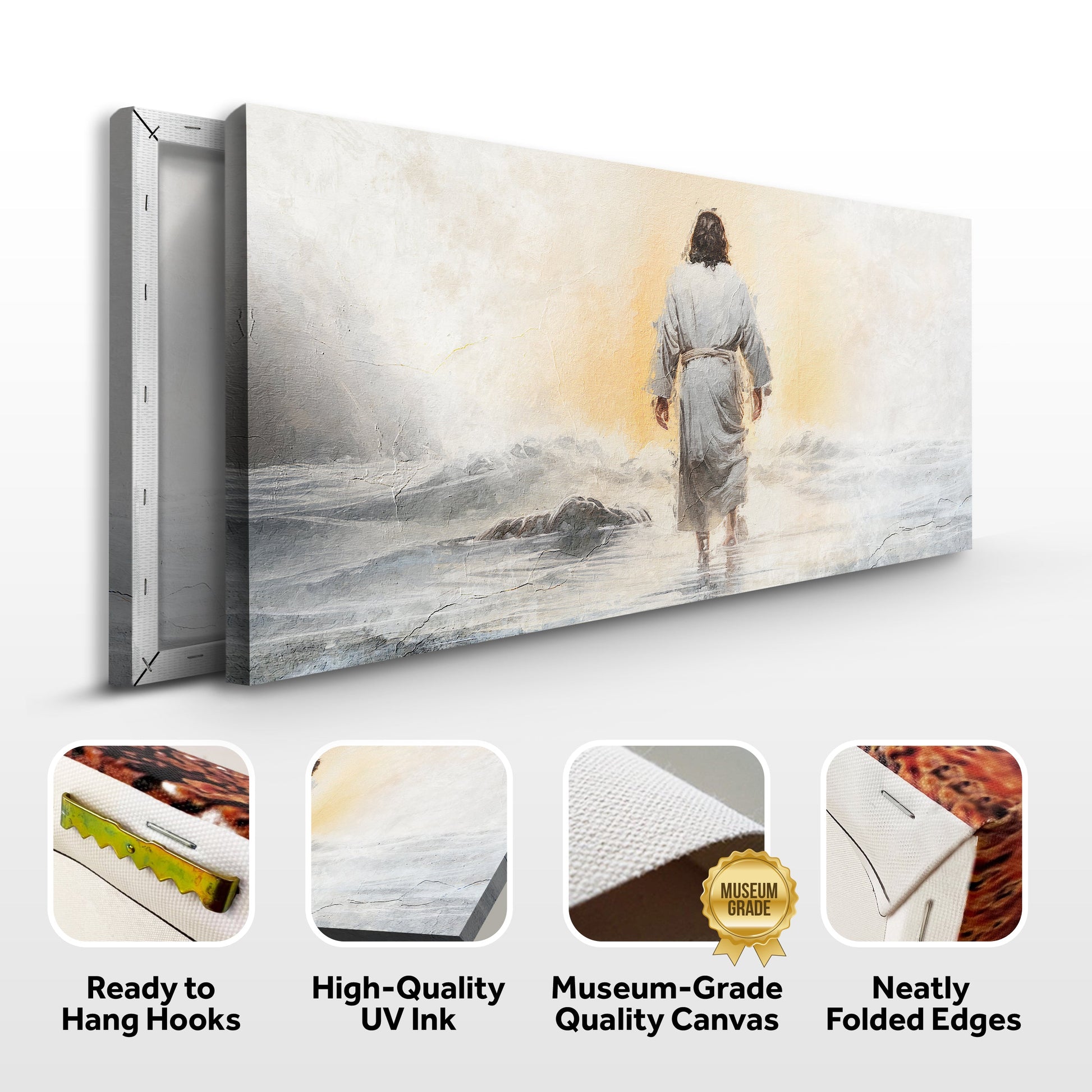 Peace Be Still Faith Wall Art canvas by Tailored Canvases with beach scene Crafting Canvas on Tampa Home & Garden Store