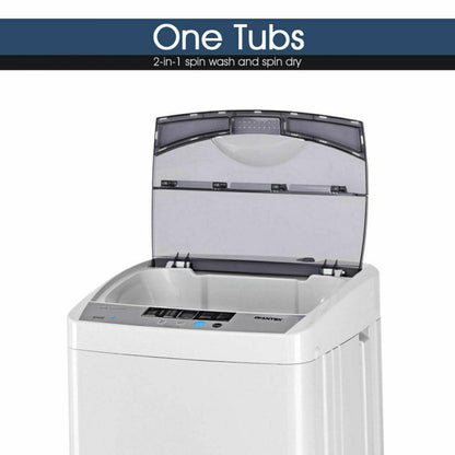 Lavadora automática de 12 lb con 10 configuraciones