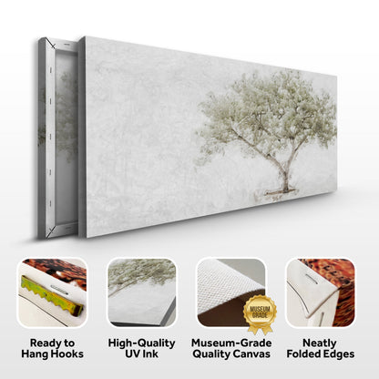 Olive Tree Faith Wall Art canvas by Tailored Canvases, crafting canvas with a muted olive tree scene on Tampa Home & Garden Store