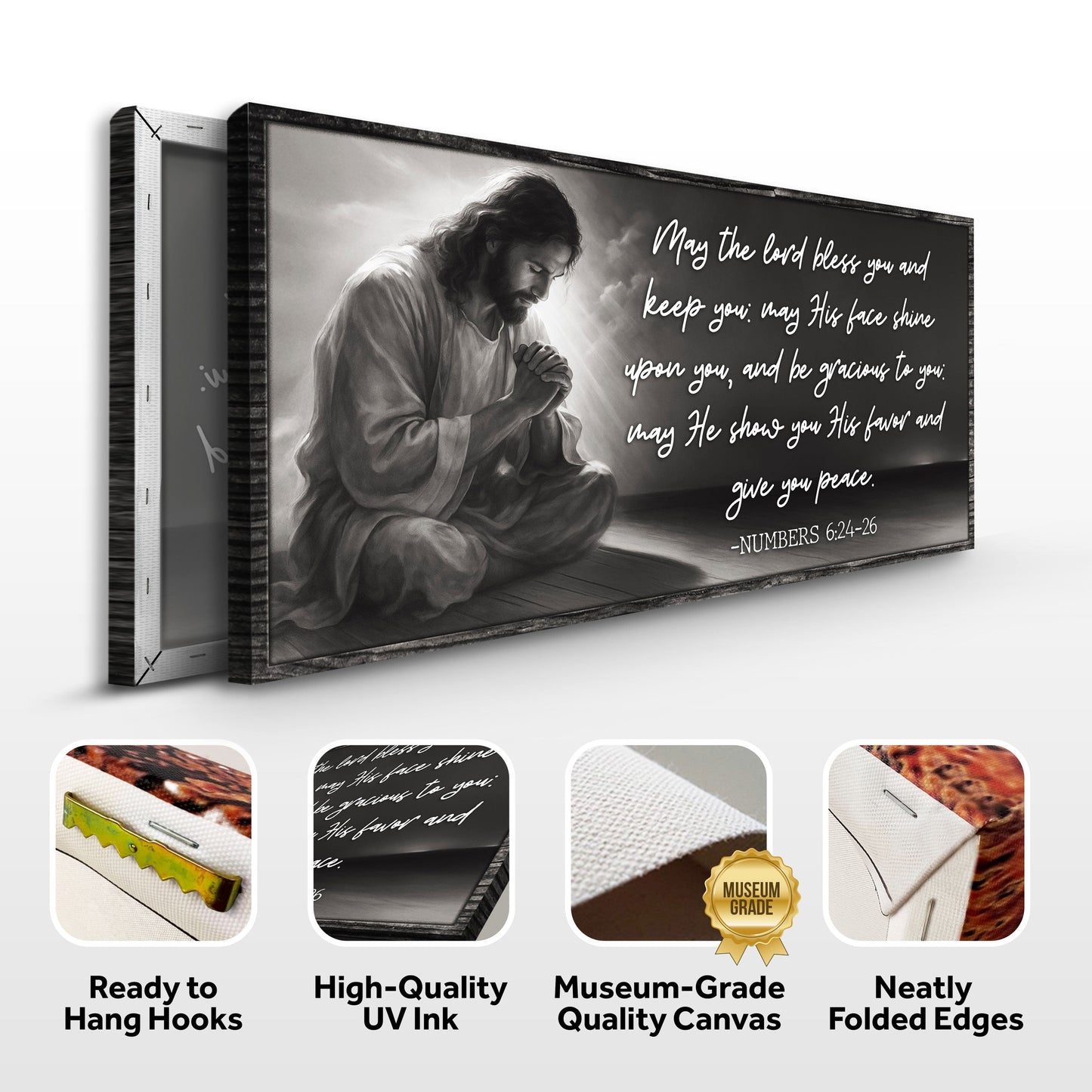 Canvas May The Lord Bless You Faith Sign II by Tailored Canvases crafting canvas on Tampa Home & Garden Store